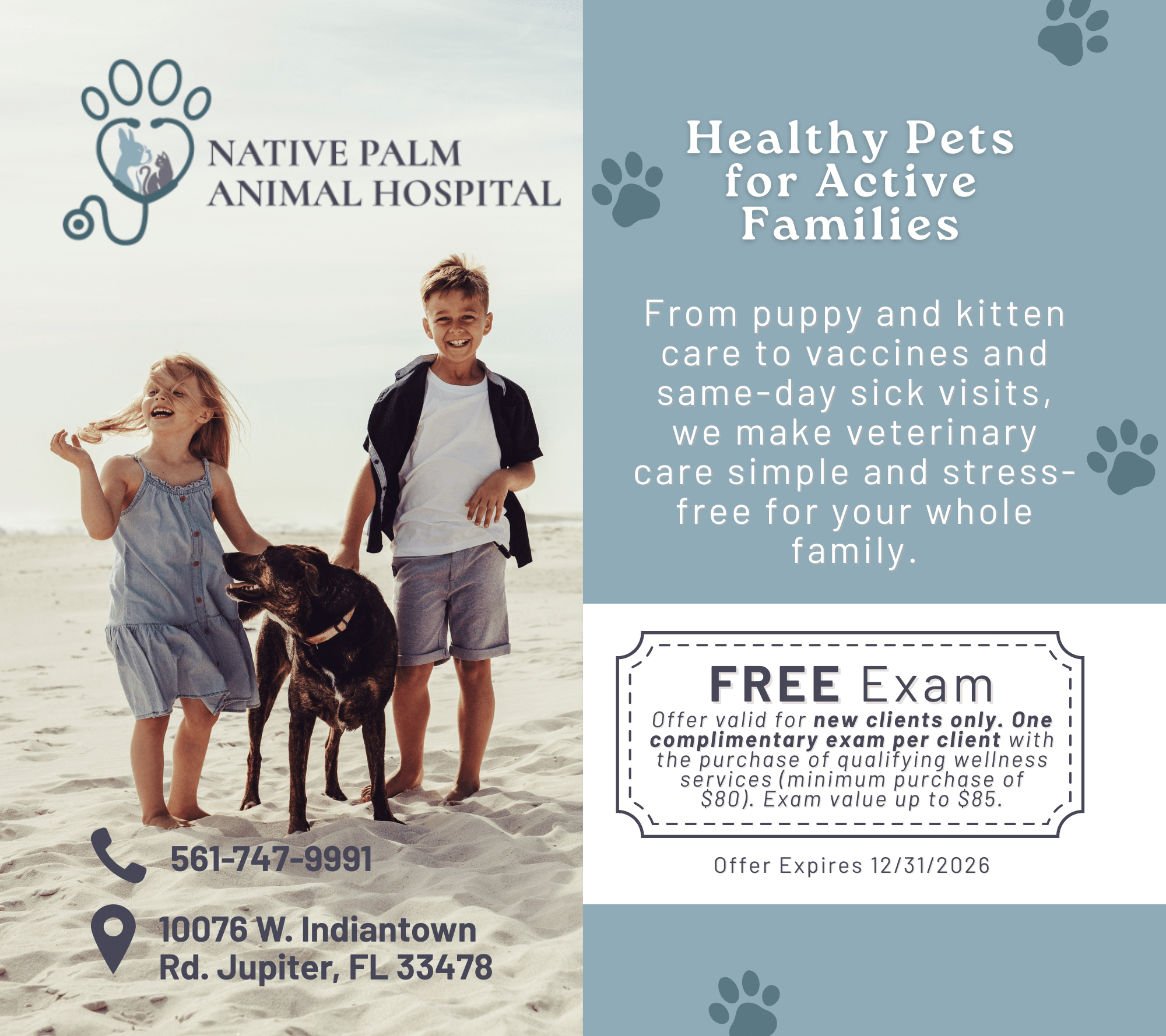 Free exam promo